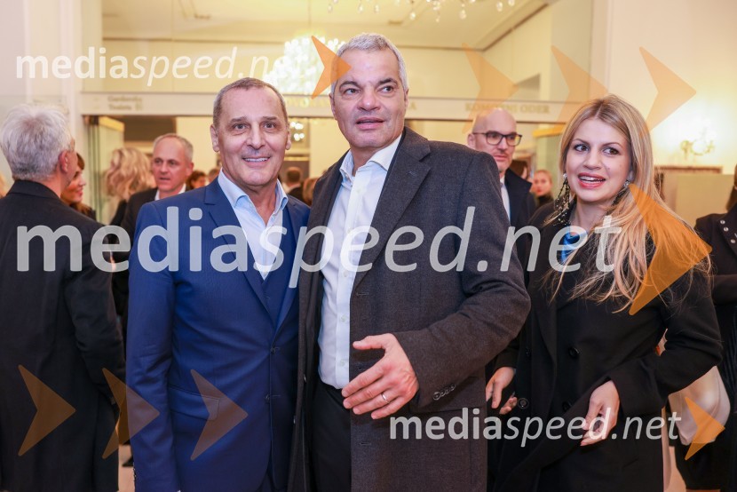  Danilo Rošker, direktor SNG Maribor;  Aleksander Saša Arsenovič, župan, Mestna občina Maribor;  Katja Arsenovič, direktorica Rožmarin Hospitality GroupPremiera Clugovega baletnega spektakla Faust v SNG Maribor