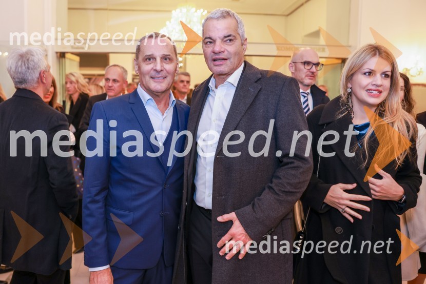  Danilo Rošker, direktor SNG Maribor;  Aleksander Saša Arsenovič, župan, Mestna občina Maribor;  Katja Arsenovič, direktorica Rožmarin Hospitality GroupPremiera Clugovega baletnega spektakla Faust v SNG Maribor