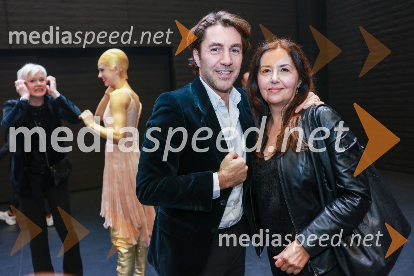  Edward Clug, umetniški direktor, Balet SNG Maribor;  Ksenija Mišič, igralkaPremiera Clugovega baletnega spektakla Faust v SNG Maribor