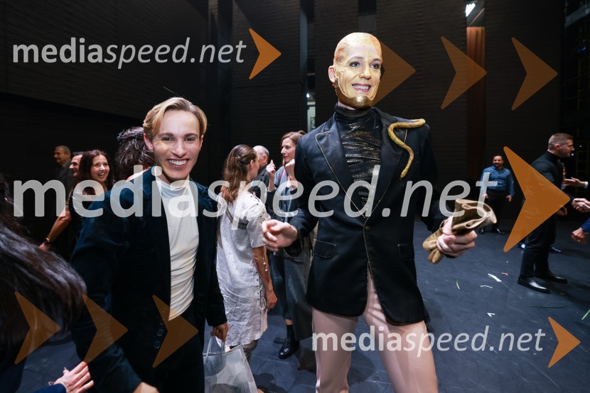  Davide Buffone, baletni plesalec;  Sytze Jan Luske, baletni plesalecPremiera Clugovega baletnega spektakla Faust v SNG Maribor