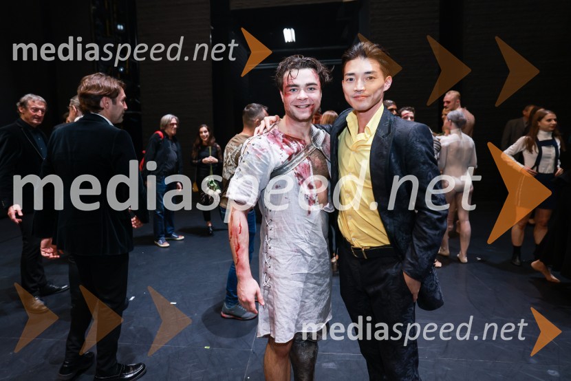  Ionut Dinita, baletni plesalec;  Yuya Omaki, baletni solistPremiera Clugovega baletnega spektakla Faust v SNG Maribor