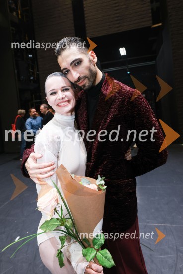  Tijuana Križman Hudernik, baletna solistka;  Thomas Martino, baletni plesalecPremiera Clugovega baletnega spektakla Faust v SNG Maribor