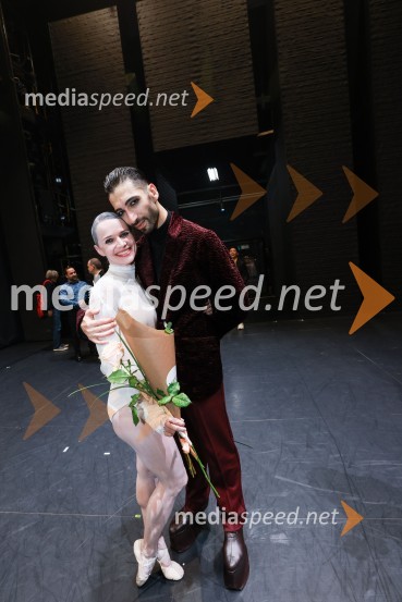  Tijuana Križman Hudernik, baletna solistka;  Thomas Martino, baletni plesalecPremiera Clugovega baletnega spektakla Faust v SNG Maribor