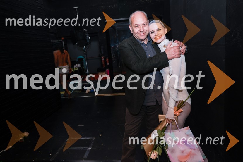  Milko Lazar, skladatelj, pianist;  Branka Popovici, baletna plesalkaPremiera Clugovega baletnega spektakla Faust v SNG Maribor