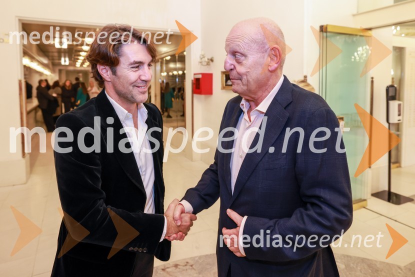  Edward Clug, umetniški direktor, Balet SNG Maribor;  Miro Senica, odvetnikPremiera Clugovega baletnega spektakla Faust v SNG Maribor