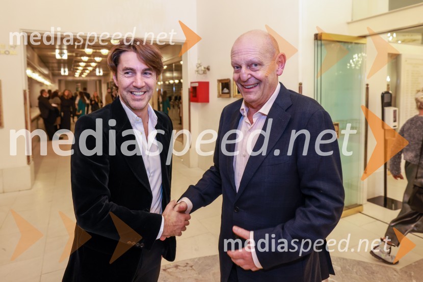  Edward Clug, umetniški direktor, Balet SNG Maribor;  Miro Senica, odvetnikPremiera Clugovega baletnega spektakla Faust v SNG Maribor