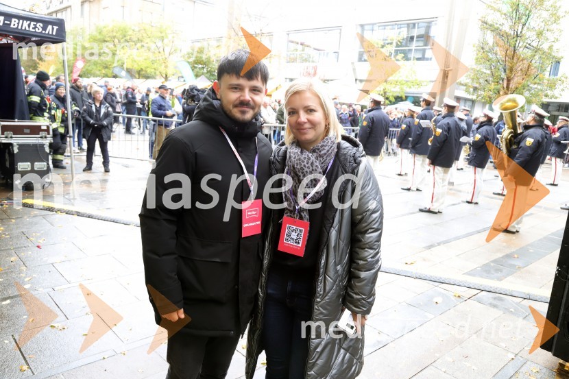  Žan Hauptman, pevec, klaviaturist;  Nataša Jančar, Zavod za turizem MariborMartinovanje v Mariboru 2023