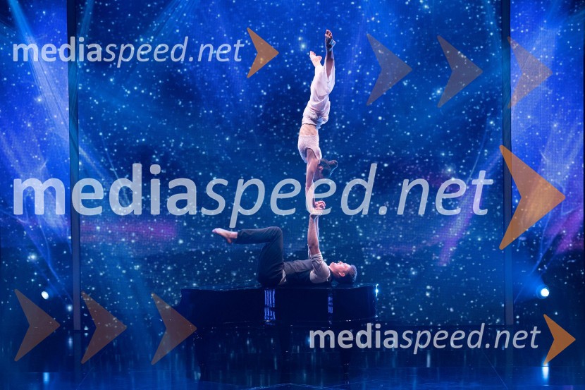  Matjaž Pezdirc, Acro Connection;  Alja Gomilar Zickero, Acro ConnectionSlovenija ima talent 2023, druga polfinalna oddaja