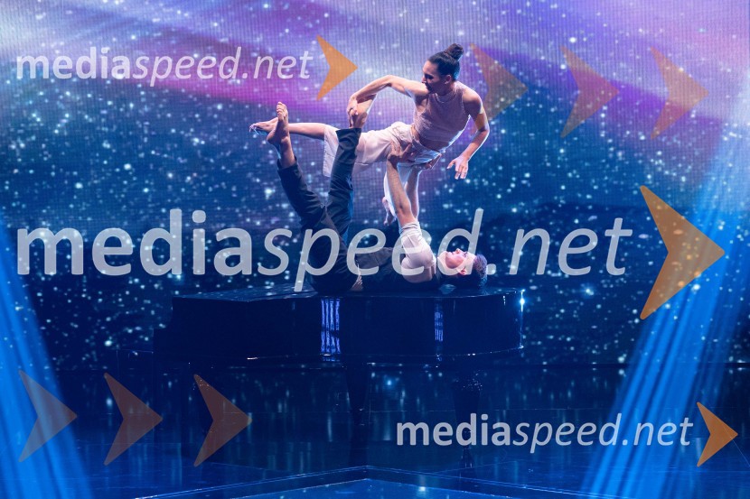  Alja Gomilar Zickero, Acro Connection;  Matjaž Pezdirc, Acro ConnectionSlovenija ima talent 2023, druga polfinalna oddaja