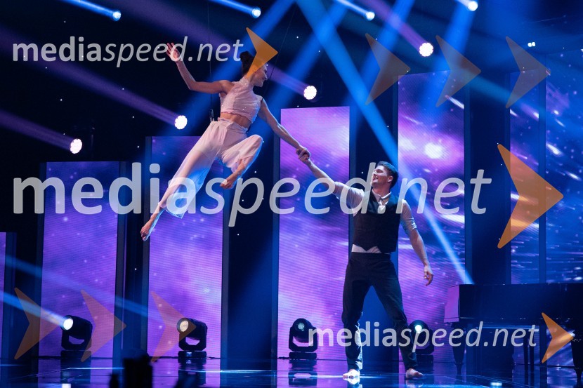  Alja Gomilar Zickero, Acro Connection;  Matjaž Pezdirc, Acro ConnectionSlovenija ima talent 2023, druga polfinalna oddaja