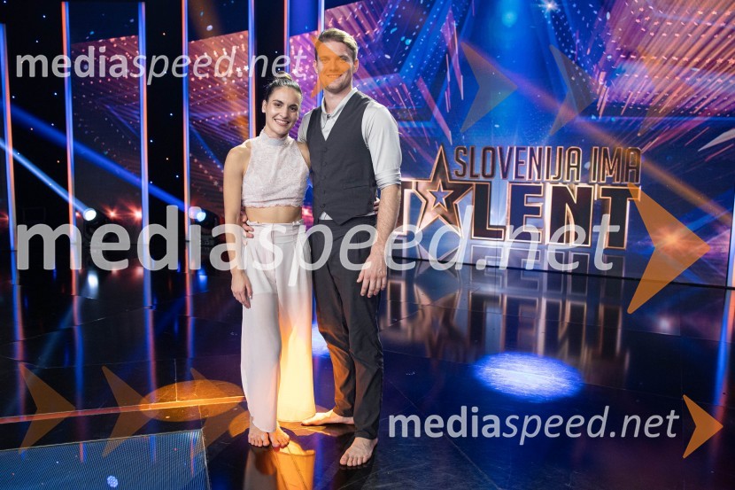  Alja Gomilar Zickero, Acro Connection;  Matjaž Pezdirc, Acro ConnectionSlovenija ima talent 2023, druga polfinalna oddaja