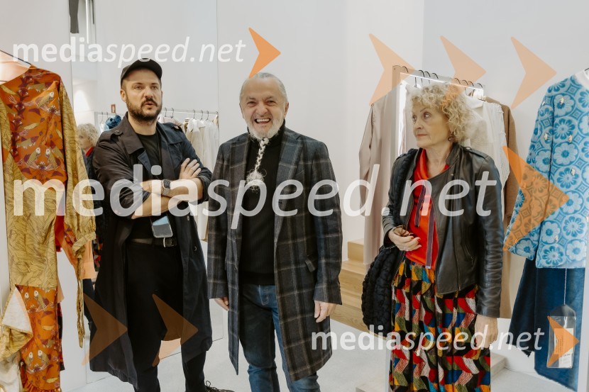  Den Baruca, direktor Zavoda LJFW;  Milan Gačanovič - Gacho, modni guru;  ... Otvoritev trgovine LJFW in podelitev nagrad WOW