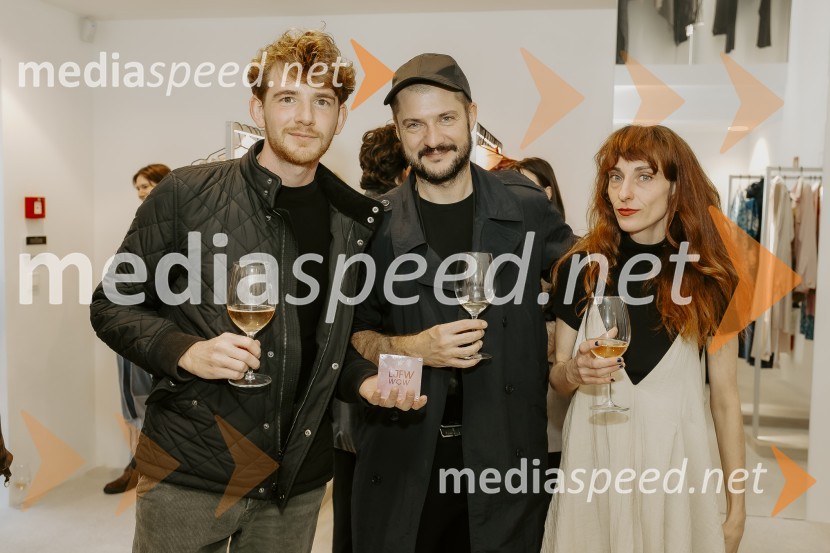  ... ;  Den Baruca, direktor Zavoda LJFW;  Nina Jagodic,  programska direktorica LJFWOtvoritev trgovine LJFW in podelitev nagrad WOW