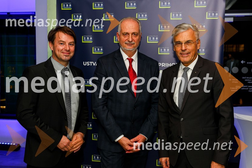  Matej Plešnar, IZS; dr. Vojkan Jovičić, inženir; mag. Črtomir Remec,  predsednik Inženirske zbornice SlovenijeDan inženirske zbornice Slovenije