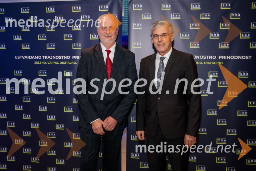 dr. Vojkan Jovičić, inženir; mag. Črtomir Remec,  predsednik Inženirske zbornice SlovenijeDan inženirske zbornice Slovenije