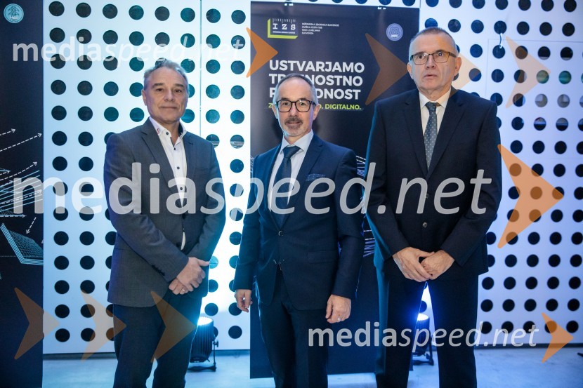 mag. Vinko Volčanjk, Inženirska zbornica Slovenije;  dr. Bojan Pahor, Inženirska zbornica Slovenije;  ... Dan inženirske zbornice Slovenije