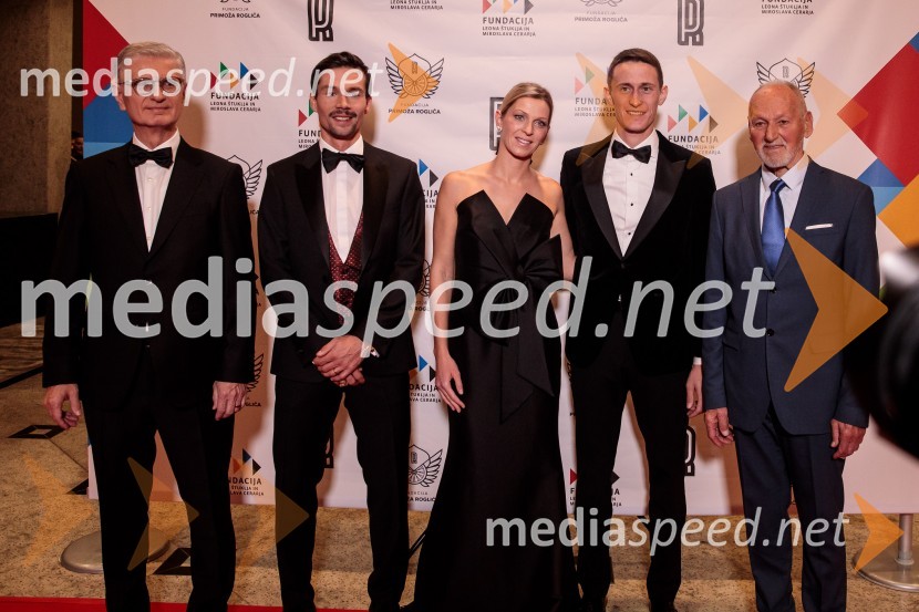  Franjo Bobinac, podpredsednik in generalni direktor za globalni marketing, Hisense International., predsednik Rokometne zveze Slovenije;  Primož Roglič, kolesar;  Mina Prevc;  Peter  Prevc, smučarski skakalec;  Miroslav Cerar, nekdanji gimnastičar, nekdanji predsednik Odbora za podeljevanje Bloudkovih priznanjPrimož Roglič predal naziv botra, dobrodelna prireditev Olimpijskega komiteja Slovenije