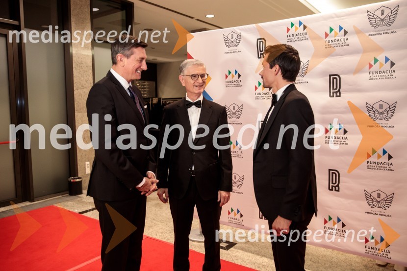  Borut Pahor, nekdanji predsednik Republike Slovenije;  Franjo Bobinac, podpredsednik in generalni direktor za globalni marketing, Hisense International., predsednik Rokometne zveze Slovenije;  Primož Roglič, kolesarPrimož Roglič predal naziv botra, dobrodelna prireditev Olimpijskega komiteja Slovenije