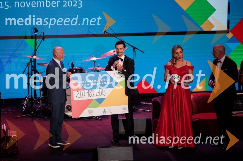  Miroslav Cerar, nekdanji gimnastičar, nekdanji predsednik Odbora za podeljevanje Bloudkovih priznanj;  Primož Roglič, kolesar;  ... Primož Roglič predal naziv botra, dobrodelna prireditev Olimpijskega komiteja Slovenije