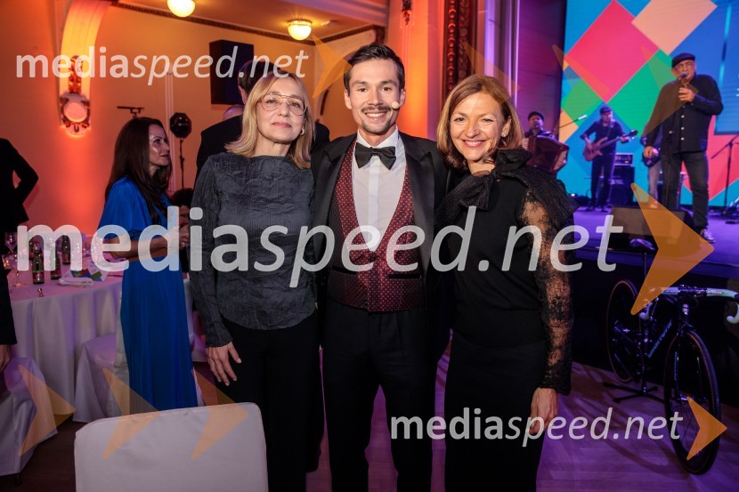 dr. Alja  Brglez, šefinja kabineta bivšega predsednika RS;  Primož Roglič, kolesar; dr. Maja Zalaznik, nekdanja ministrica za izobraževanje, znanost in športPrimož Roglič predal naziv botra, dobrodelna prireditev Olimpijskega komiteja Slovenije