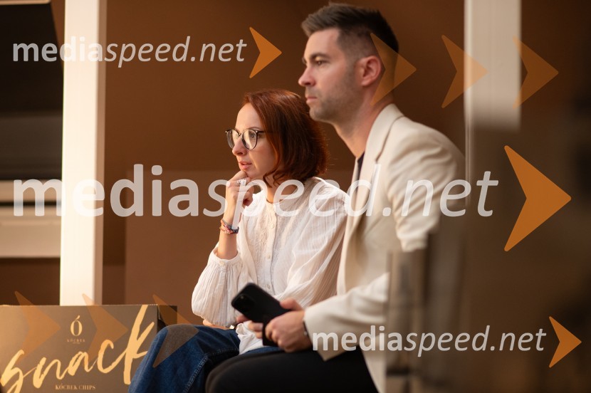  Nina Žitko Pucer, urednica, Cankarjeva založba;  Denis Škerget, Perutnina Ptuj GroupMoja bučna kuhinja, predstavitev knjige Miše Margan