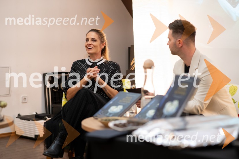  Mihaela Margan  Kocbek;  Denis Škerget, Perutnina Ptuj GroupMoja bučna kuhinja, predstavitev knjige Miše Margan