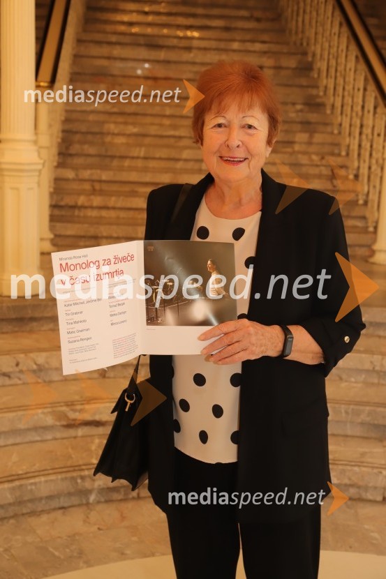  Jožica LorenciPremiera Drame SNG Maribor Monolog za živeče v času izumrtja