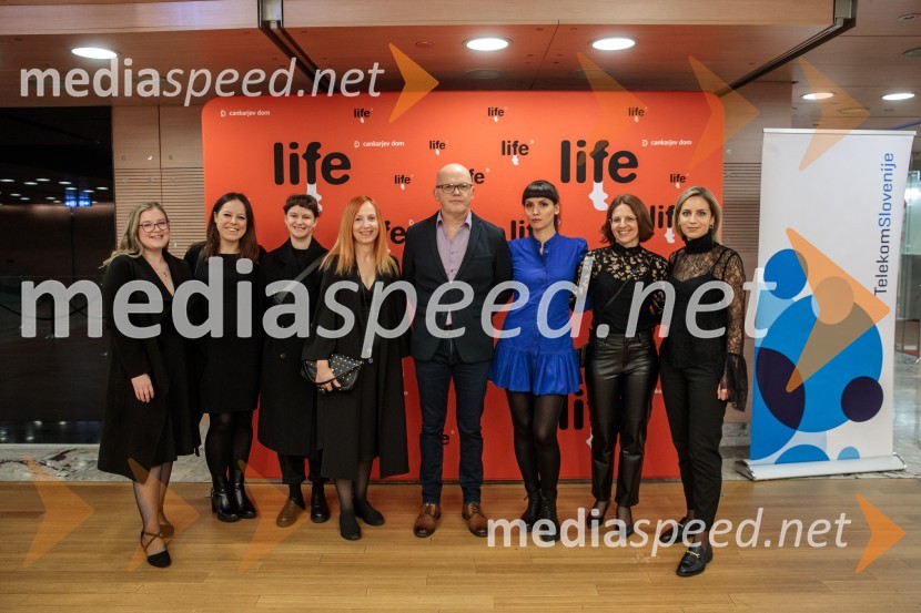  Julija Mišič, Liffe;  Medeja  Medved, Liffe;  Lara Zupan, vodja žirij, Liffe;  Zvezdana  Lazar, pokroviteljica, organizatorka dogodkov, Liffe;  Simon Popek, programski direktor, festival LIFFe;  Ivana Vulanovič, vodja protokola in prostovoljcev, LIFFe;  Janina Pintar, Liffe;  Laura Levec, vodja službe za goste, LIFFE34. LIFFE, zaključek ljubljanskega filmskega festivala