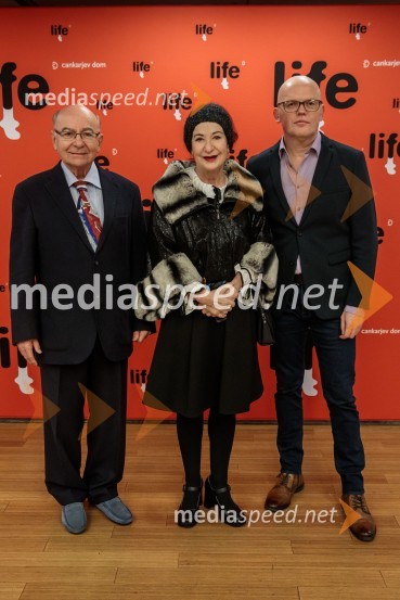  Mitja Rotovnik, nekdanji direktor Cankarjevega doma;  Polona Vetrih, igralka;  Simon Popek, programski direktor, festival LIFFe34. LIFFE, zaključek ljubljanskega filmskega festivala