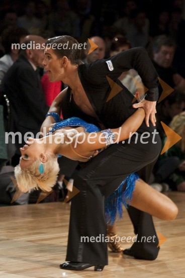 Jurij Batagelj in Jagoda Štrukelj (PK Fredi)Državno prvenstvo v latinskoameriških plesih in podelitev nagrad Povodni mož 2008
