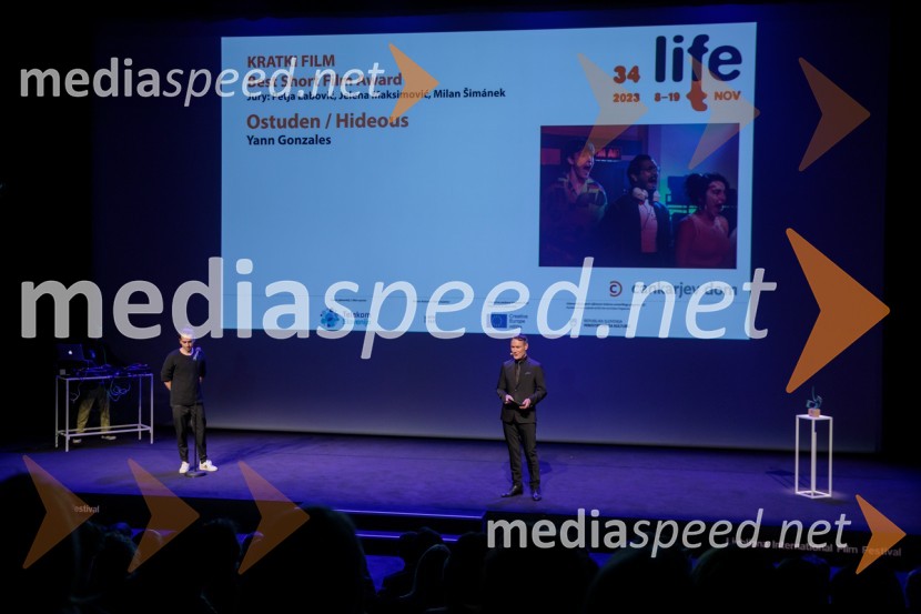  Petja Labović, igralec;  Saša Krajnc, TV Voditelj, RTV34. LIFFE, zaključek ljubljanskega filmskega festivala