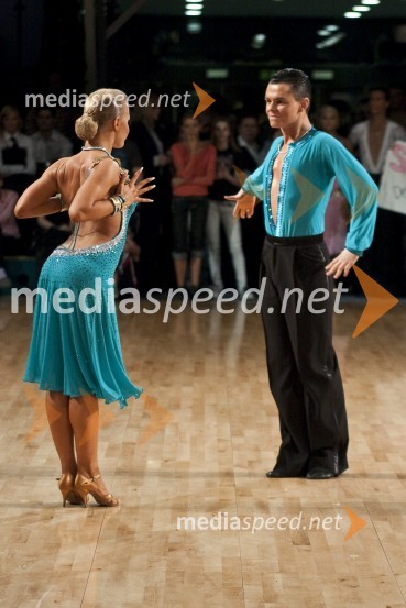 Matic Breskvar in Saba Stančič (PK Urška)Državno prvenstvo v latinskoameriških plesih in podelitev nagrad Povodni mož 2008