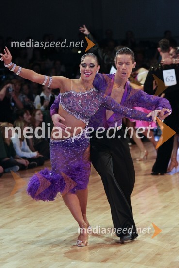 Andrej Mesojedec in Lea Perovšek (PK Fredi)Državno prvenstvo v latinskoameriških plesih in podelitev nagrad Povodni mož 2008