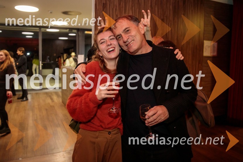  Mila Peršin, igralka;  Blaž Peršin, direktor Muzeja in galerije mesta Ljubljane34. LIFFE, zaključek ljubljanskega filmskega festivala