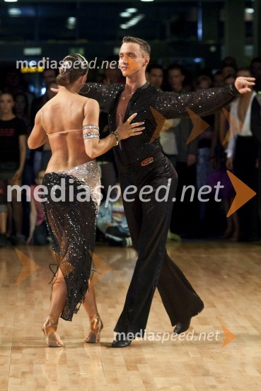Matej in Špela Kralj (PK Fredi)Državno prvenstvo v latinskoameriških plesih in podelitev nagrad Povodni mož 2008