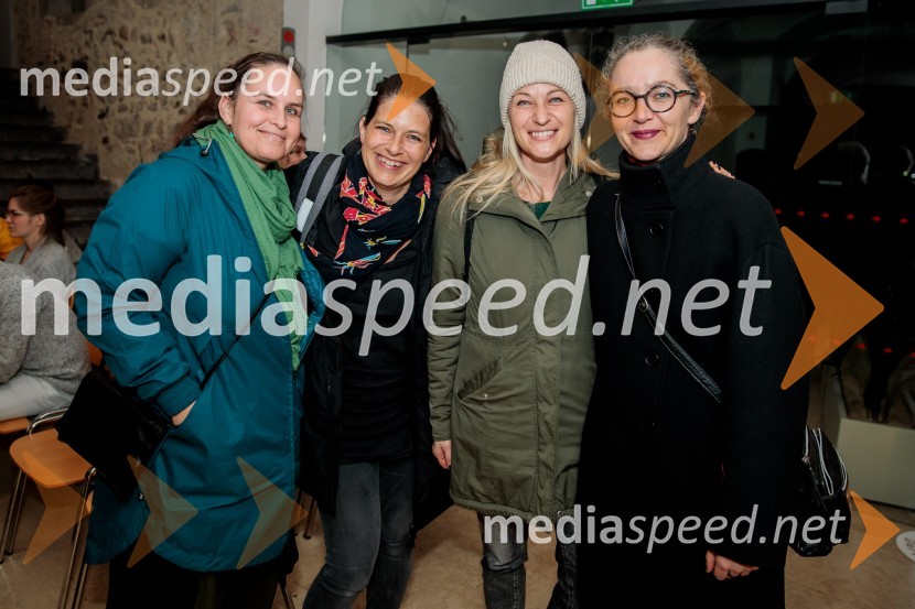  ... ;  Ana Strnad Hočevar, novinarka;  Jelena Raćić, lastna stilistka;  Maja Pučl, slikarkaEno samo telo ni dovolj, premiera plesne predstave