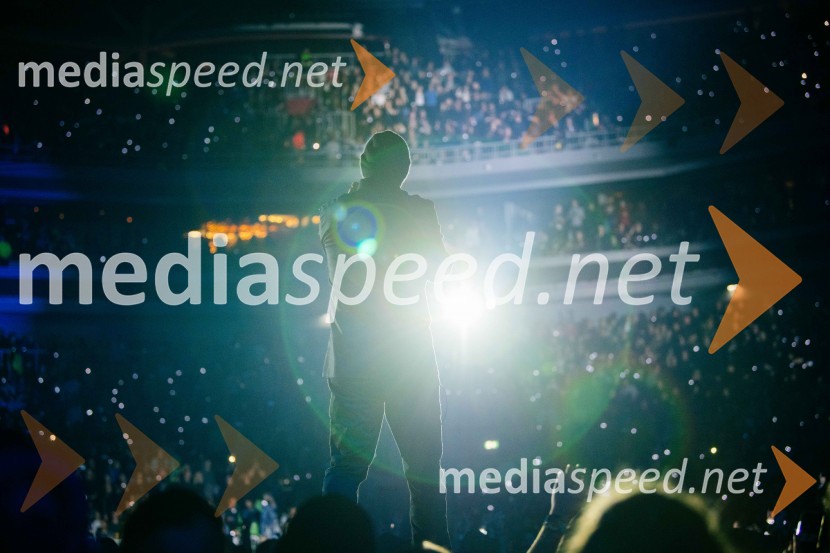  Tomi Meglič, glasbenik, pevec skupine SiddhartaSiddharta v Areni Stožice