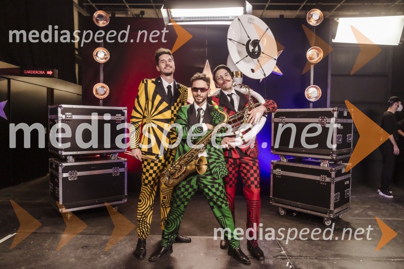  David Nik Lipovac, Pantaloons;  Luka Belič, Pantaloons;  Aljaž Markežič, PantaloonsSlovenija ima talent 2023, tretja polfinalna oddaja