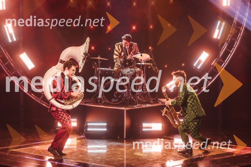  Aljaž Markežič, Pantaloons;  David Nik Lipovac, Pantaloons;  Luka Belič, PantaloonsSlovenija ima talent 2023, tretja polfinalna oddaja