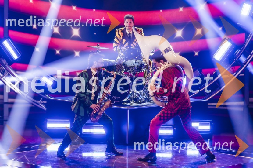  Luka Belič, Pantaloons;  David Nik Lipovac, Pantaloons;  Aljaž Markežič, PantaloonsSlovenija ima talent 2023, tretja polfinalna oddaja