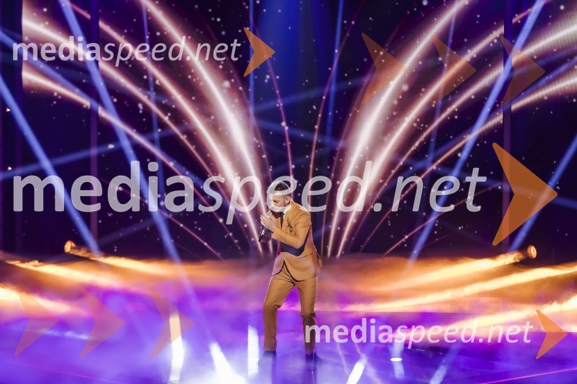  Domen Kljun, pevecSlovenija ima talent 2023, tretja polfinalna oddaja