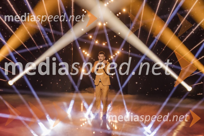  Domen Kljun, pevecSlovenija ima talent 2023, tretja polfinalna oddaja