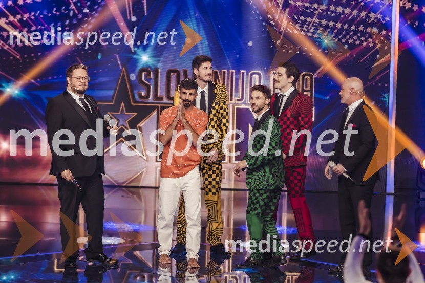  Sašo Stare, stand up komik, voditelj;  Ahmed Kullab, plesalec;  David Nik Lipovac, Pantaloons;  Luka Belič, Pantaloons;  Aljaž Markežič, Pantaloons;  Peter Poles, televizijski voditeljSlovenija ima talent 2023, tretja polfinalna oddaja