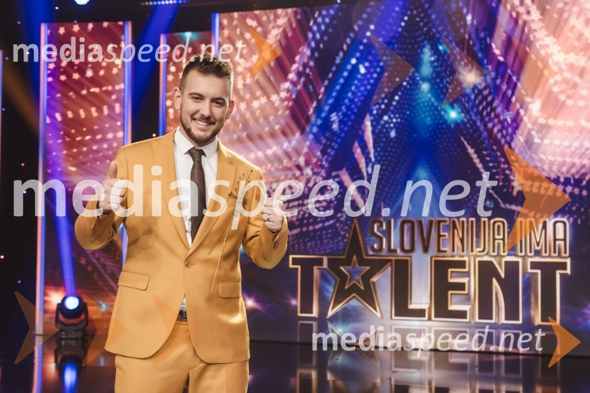  Domen Kljun, pevecSlovenija ima talent 2023, tretja polfinalna oddaja