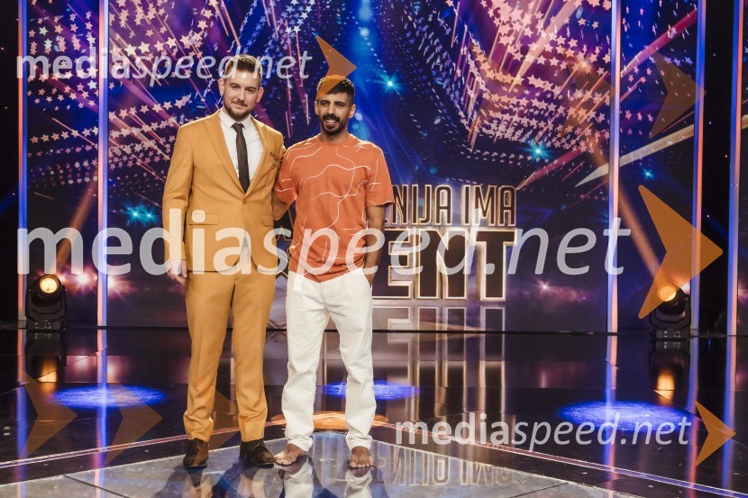 Domen Kljun, pevec;  Ahmed Kullab, plesalecSlovenija ima talent 2023, tretja polfinalna oddaja