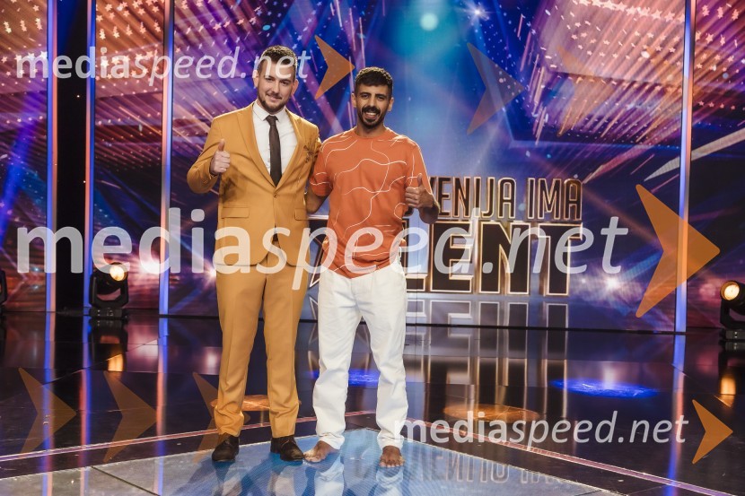  Domen Kljun, pevec;  Ahmed Kullab, plesalecSlovenija ima talent 2023, tretja polfinalna oddaja