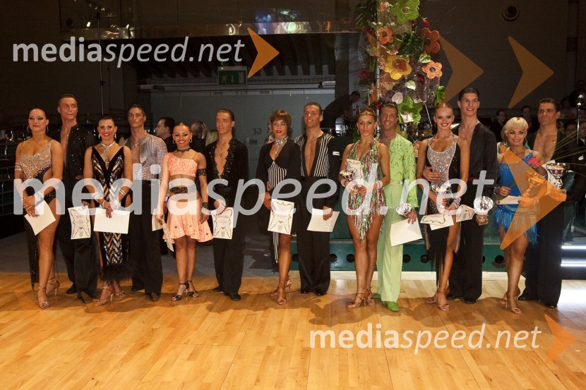 Finalisti v članski konkurenci
7. mesto: Matej in Špela Kralj (PK Fredi)
6. mesto: Matic Rodica in Katsiaryna Mychkova (PK Urška)
5. mesto: Klemen Prašnikar in Alexandra Averkieva (PK Fredi)
4. mesto: Kristijan Burazer in Martina Plohl (PK Urška)
3. mesto: Miša Cigoj in Anna Matus (PK Urška Ajdovščina)
2. mesto: Miha Vodičar in Nadiya Bychkova (PK Fredi)
1. mesto: Jurij Batagelj in Jagoda Štrukelj (PK Fredi)Državno prvenstvo v latinskoameriških plesih in podelitev nagrad Povodni mož 2008