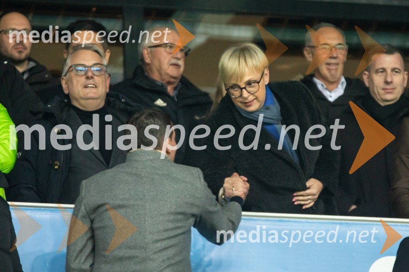 dr. Nataša Pirc Musar, predsednica Republike SlovenijeKvalifikacije za nogometno EP: Slovenija- Kazahstan