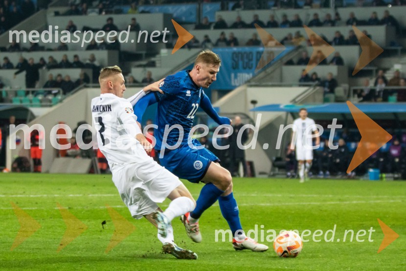  Žan  Karničnik, nogometaš, Slovenija;  ... Kvalifikacije za nogometno EP: Slovenija- Kazahstan