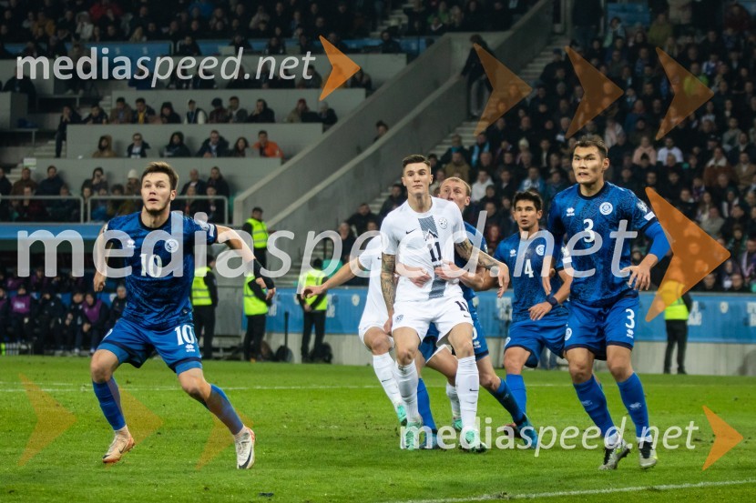  ... ;  Benjamin Šeško, nogometaš, Slovenija;  ... Kvalifikacije za nogometno EP: Slovenija- Kazahstan